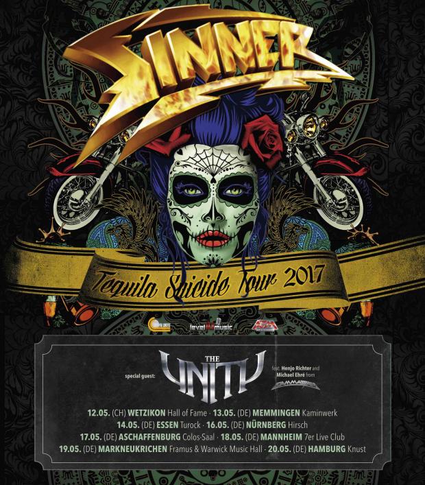 FOH Engineer and Tourmanager for SINNER & THE UNITY